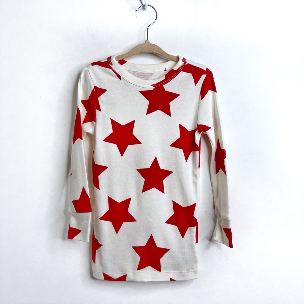 Gap Kids 100% Cotton Star Print Long Sleeve Pajama Top